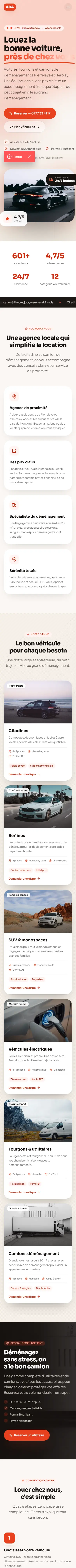 ADA Herblay / Pierrelaye — accueil (mobile)