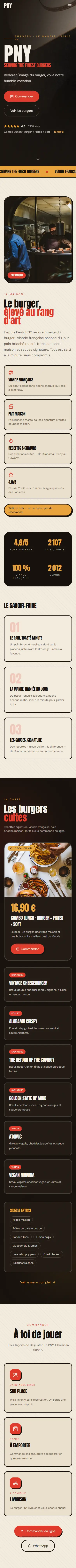 PNY Marais — accueil (mobile)