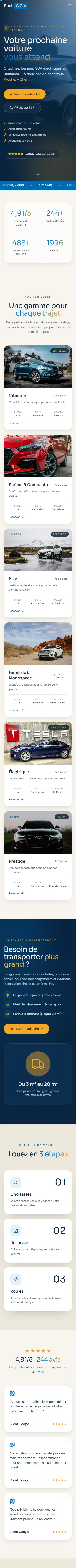 Rent A Car Joinville — accueil (mobile)