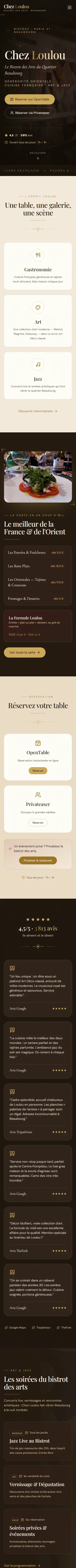 Chez Loulou — accueil (mobile)
