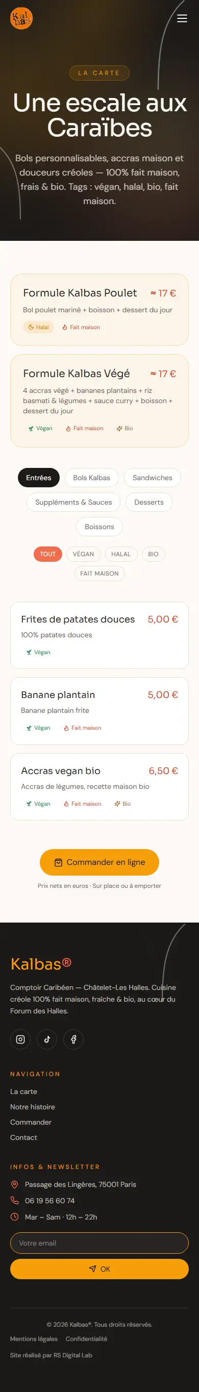 Kalbas — carte (mobile)