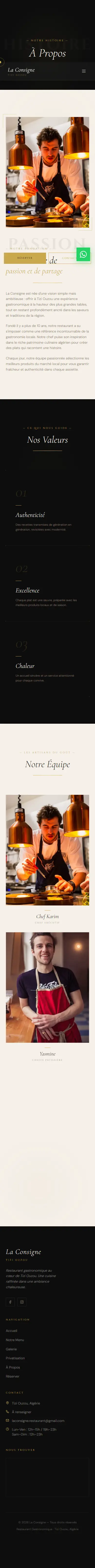 La Consigne — a-propos (mobile)