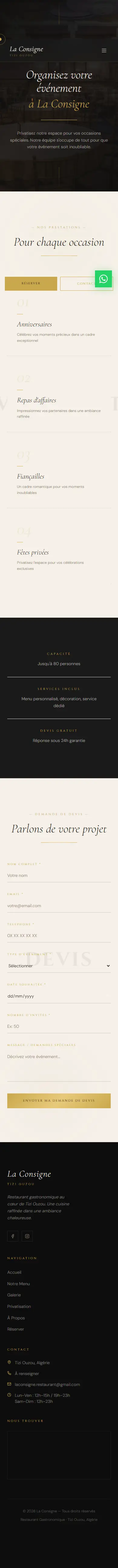 La Consigne — privatisation (mobile)